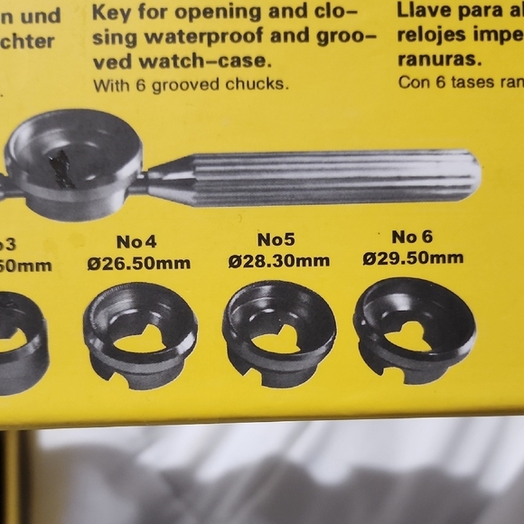 Yong Hiang Watch Case Opener Set - Picture 3 of 3